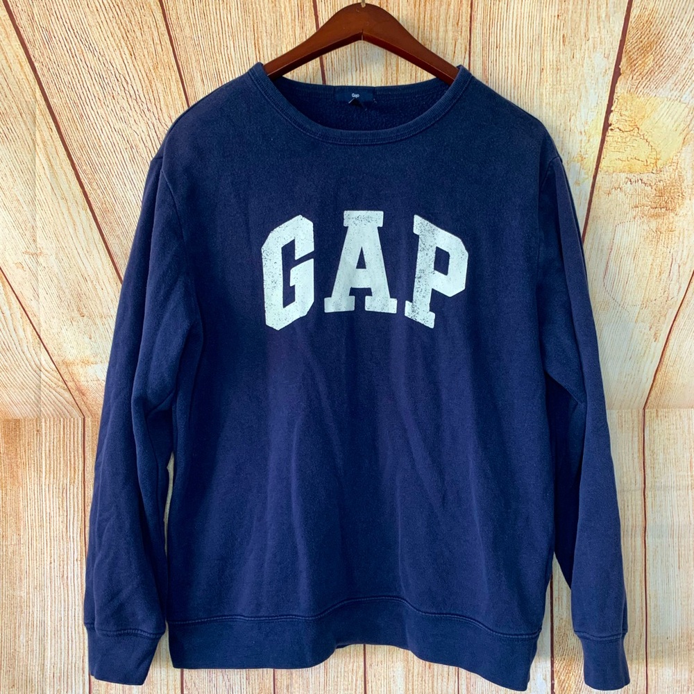 GAP Navy Blue Comfy Cozy Large Fall Sweater